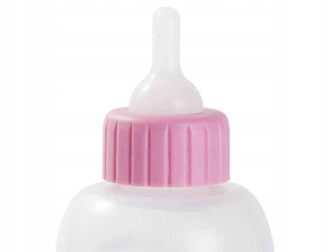 PUPPY KITTEN FEEDING BOTTLE SET WITH PACIFIERS BRUSH UNCLOGGER Color white