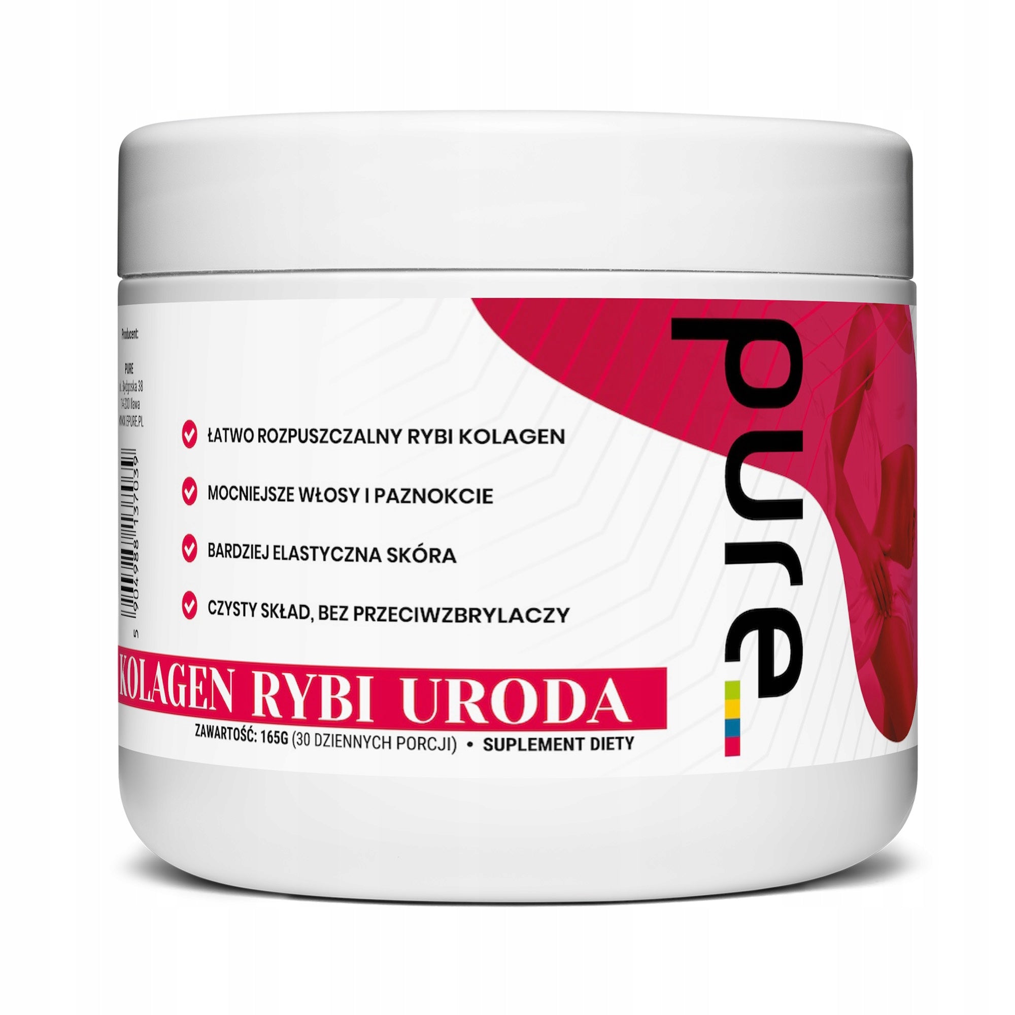 PURE Collagen Fish BEAUTY HAIR SKIN NAILS - Month of treatment 165 grams