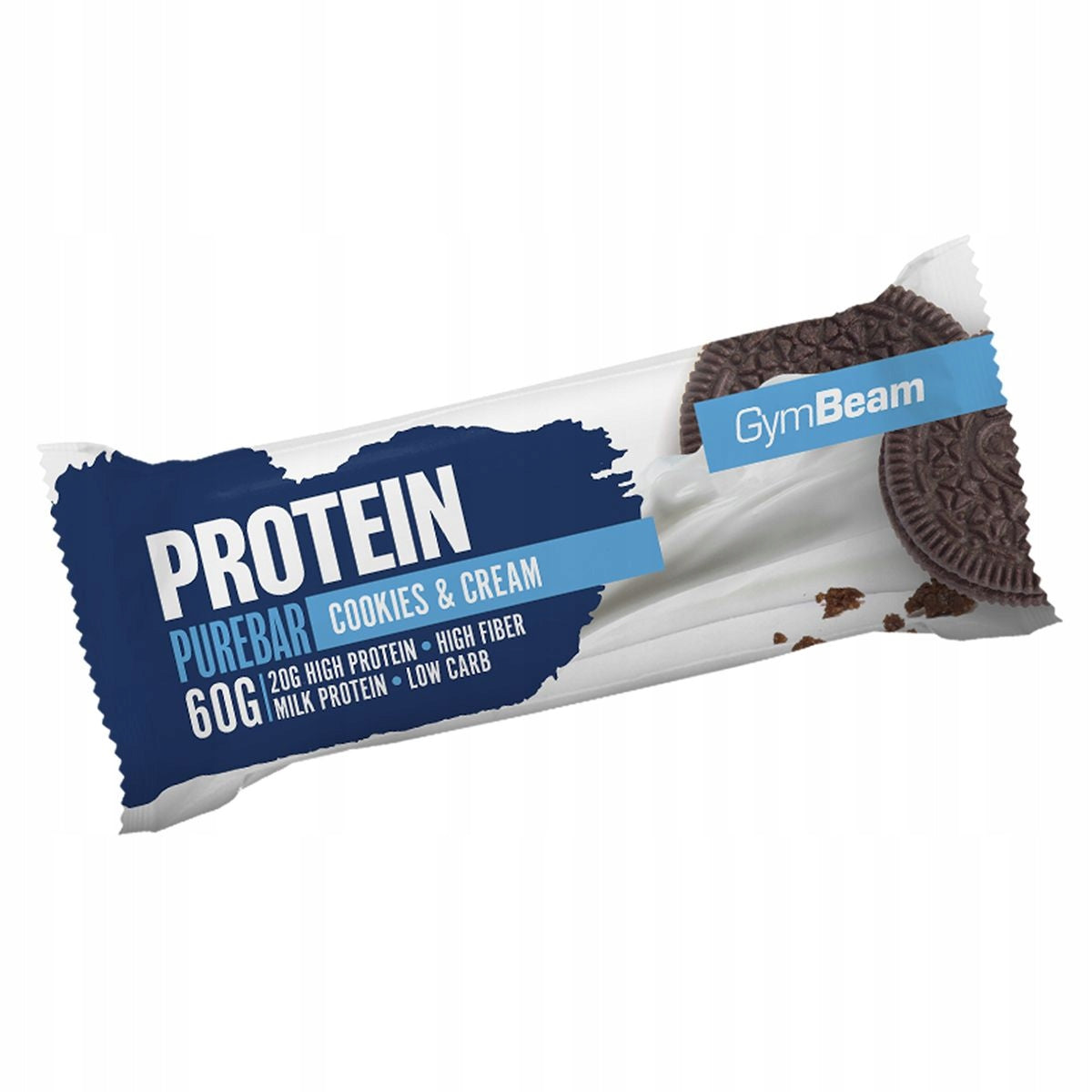 PUREBAR PROTEIN BAR - GymBeam 60 g cookies & cream