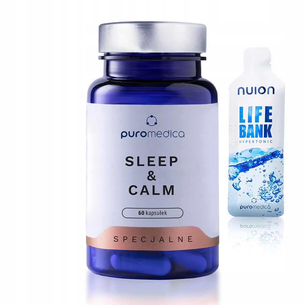 PUROMEDICA Sleep Calm, for good sleep, melatonin, taurine, B6 60 kaps