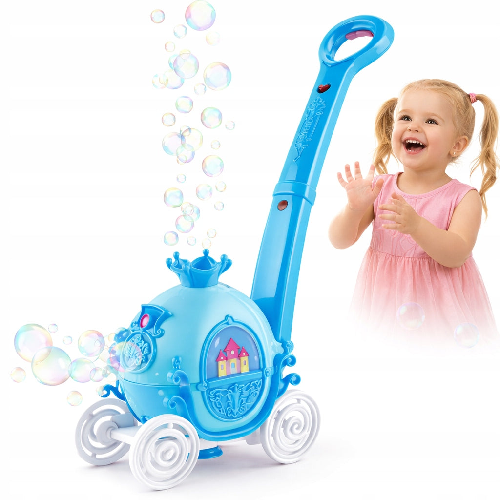 PUSHER SOAP BUBBLE MACHINE CARRIAGE BUBBLE MACHINE + BUBBLE LIQUID Character/Title none