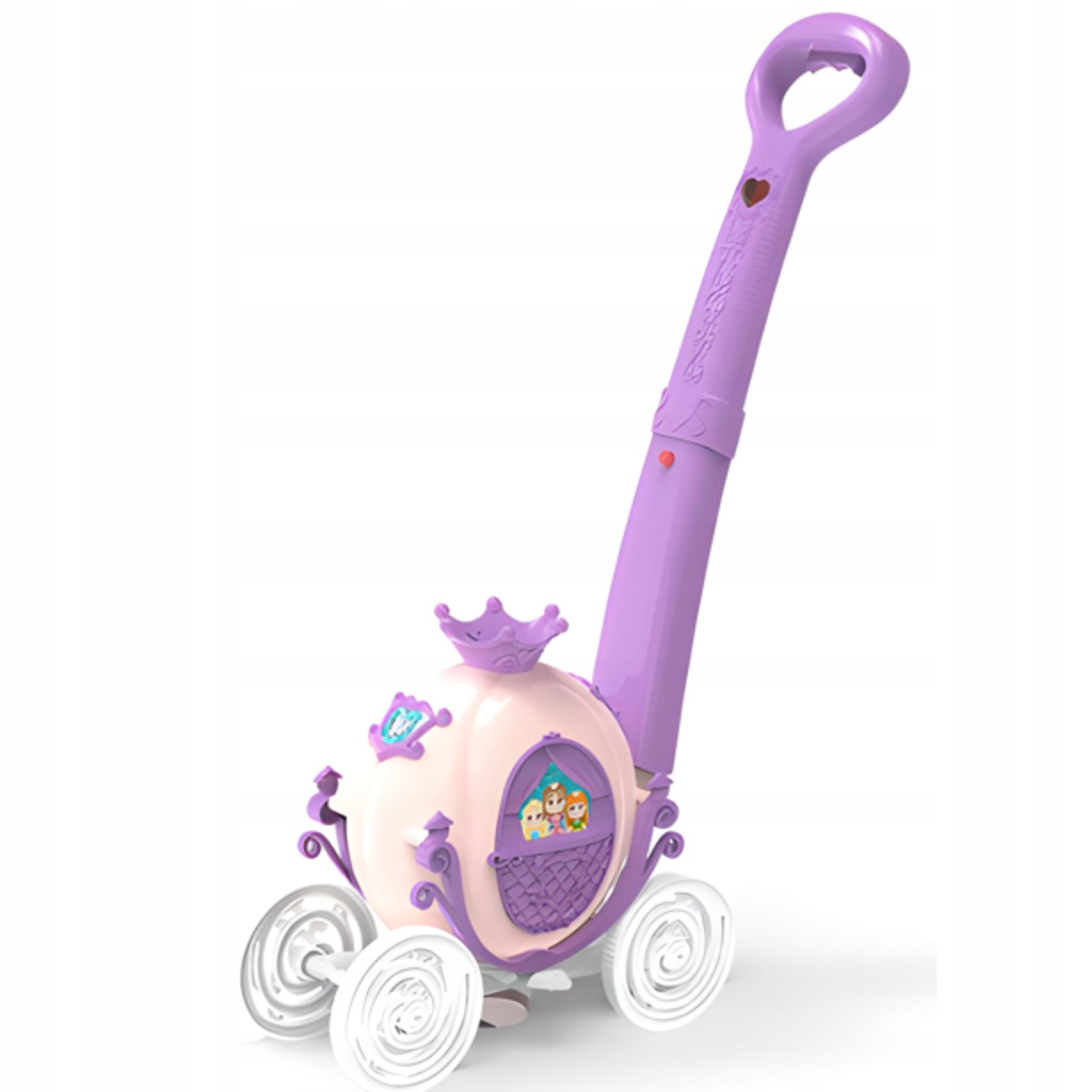 PUSHER SOAP BUBBLE MACHINE CARRIAGE BUBBLE MACHINE + BUBBLE LIQUID Product width 22 cm