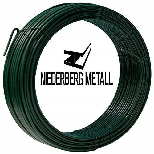 PVC COATED GARDEN WIRE GREEN 70M Ø3 8MM FOR METAL FENCE Manufacturer code Bez marki
