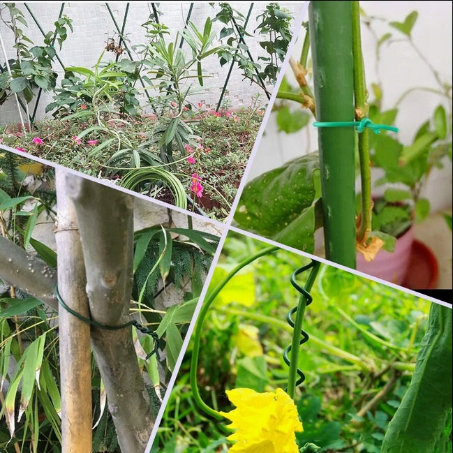 PVC COATED HORTICULTURAL TENSION WIRE FOR MESH 2,5 (1,6) MM 150M GREEN Diameter 2.5 mm