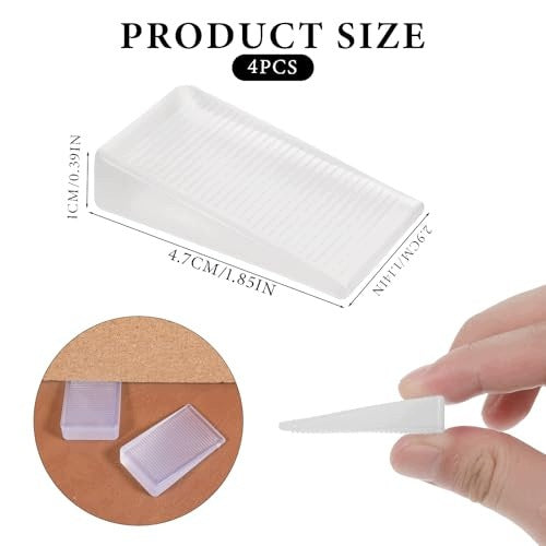 PVC FURNITURE LEVELING WEDGES NON-SLIP TABLE PADS 47MM Manufacturer code SWC5908151159675