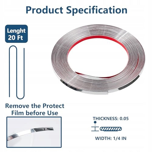 PVC SELF ADHESIVE STRIP WATERPROOF FOR WALLS 6 1 metal Manufacturer code Bez marki