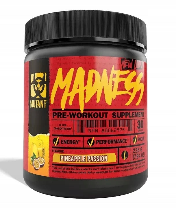 PVL Mutant Madness 270g Citrulline Beta Alanine Energy Focus Performance Expiration date at least 1 year from the date of purchase