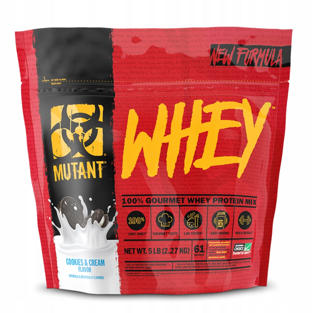 PVL - Mutant Whey 4.54 kg (10 lbs) - Cookies & Cream Flavor Expiration date not specified