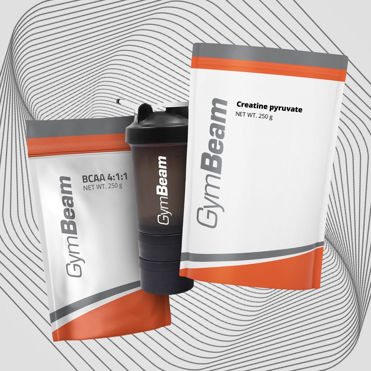 PYRUVATE CREATINE SUPPLEMENT FOR HIGHER EFFICIENCY VEGAN - GymBeam 250 g EAN (GTIN) 8586025628341