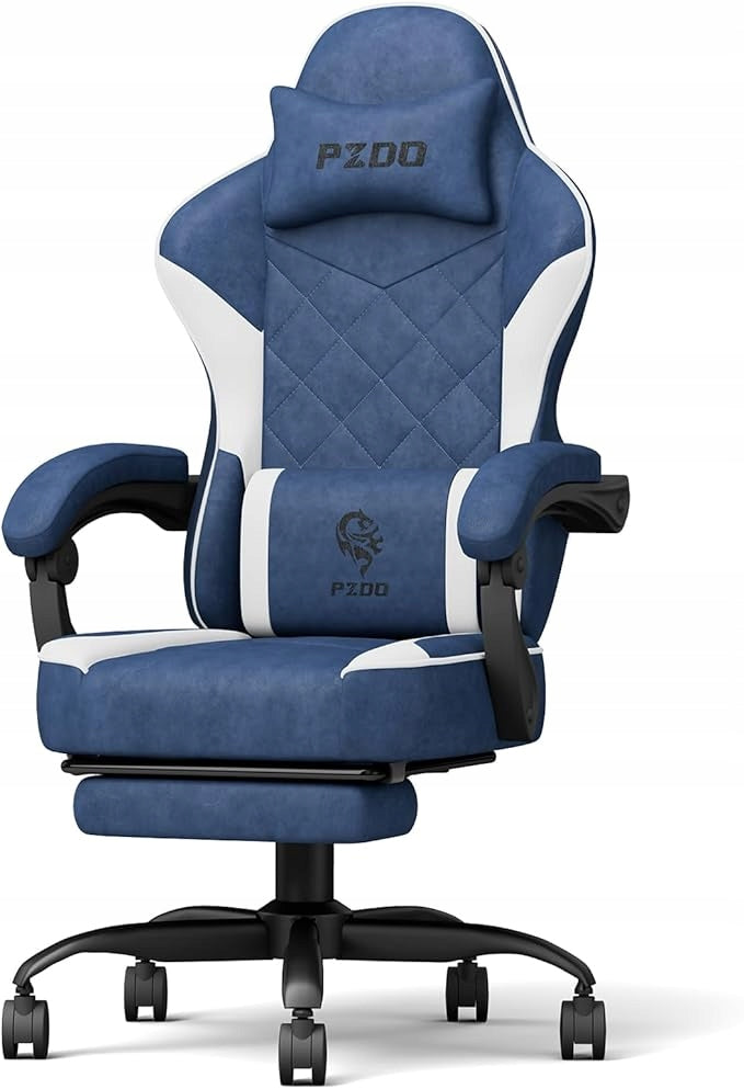 PZDO Gaming Chair With Footrest Ergonomic Adjustable 150 kg Chair