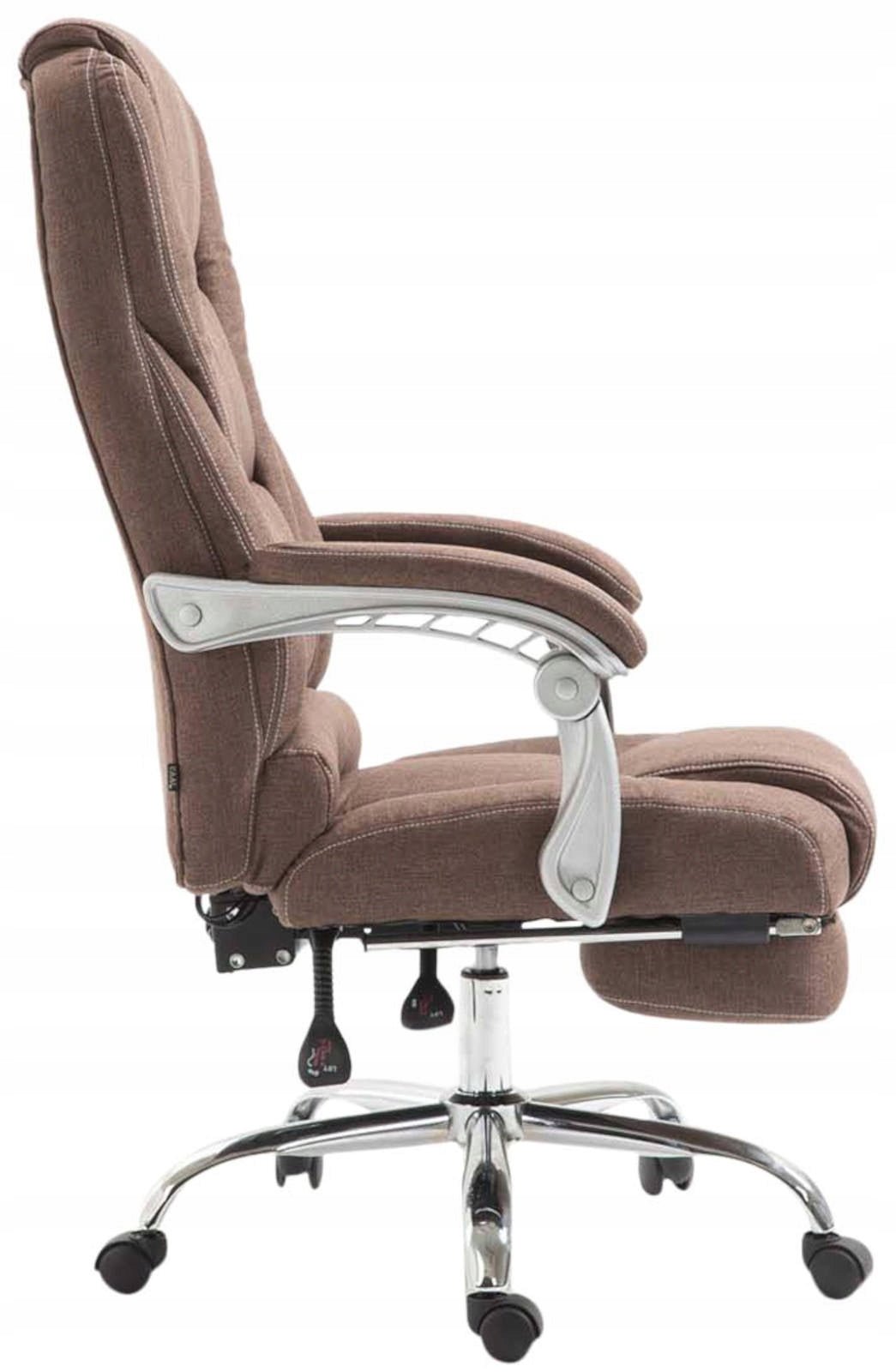 Pacific Fabric Office Chair, Brown Brand CLP