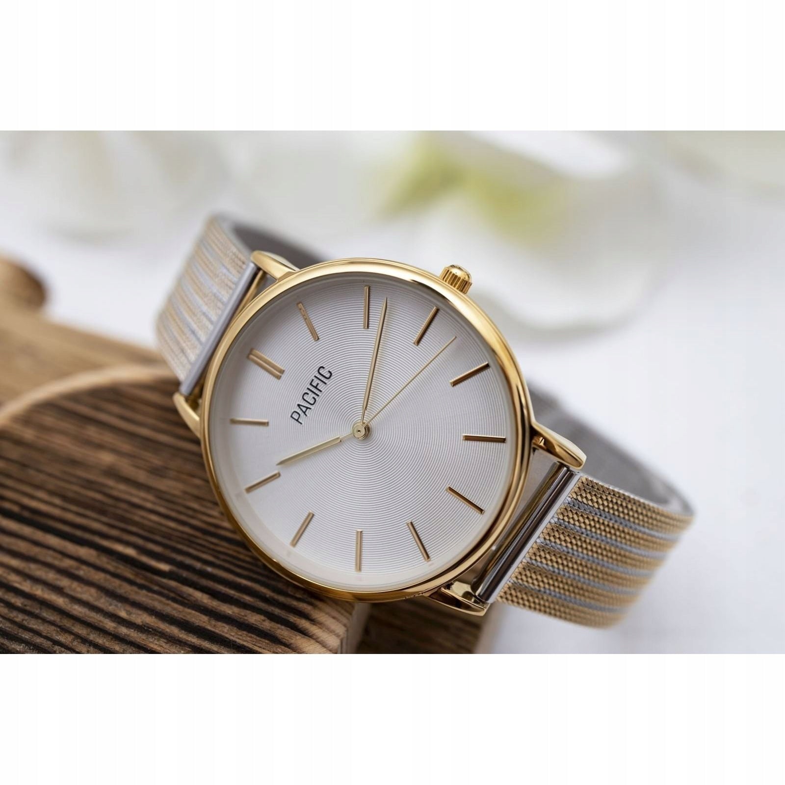Pacific X6159-05 set gold watch bracelet pendant elegant Gender woman