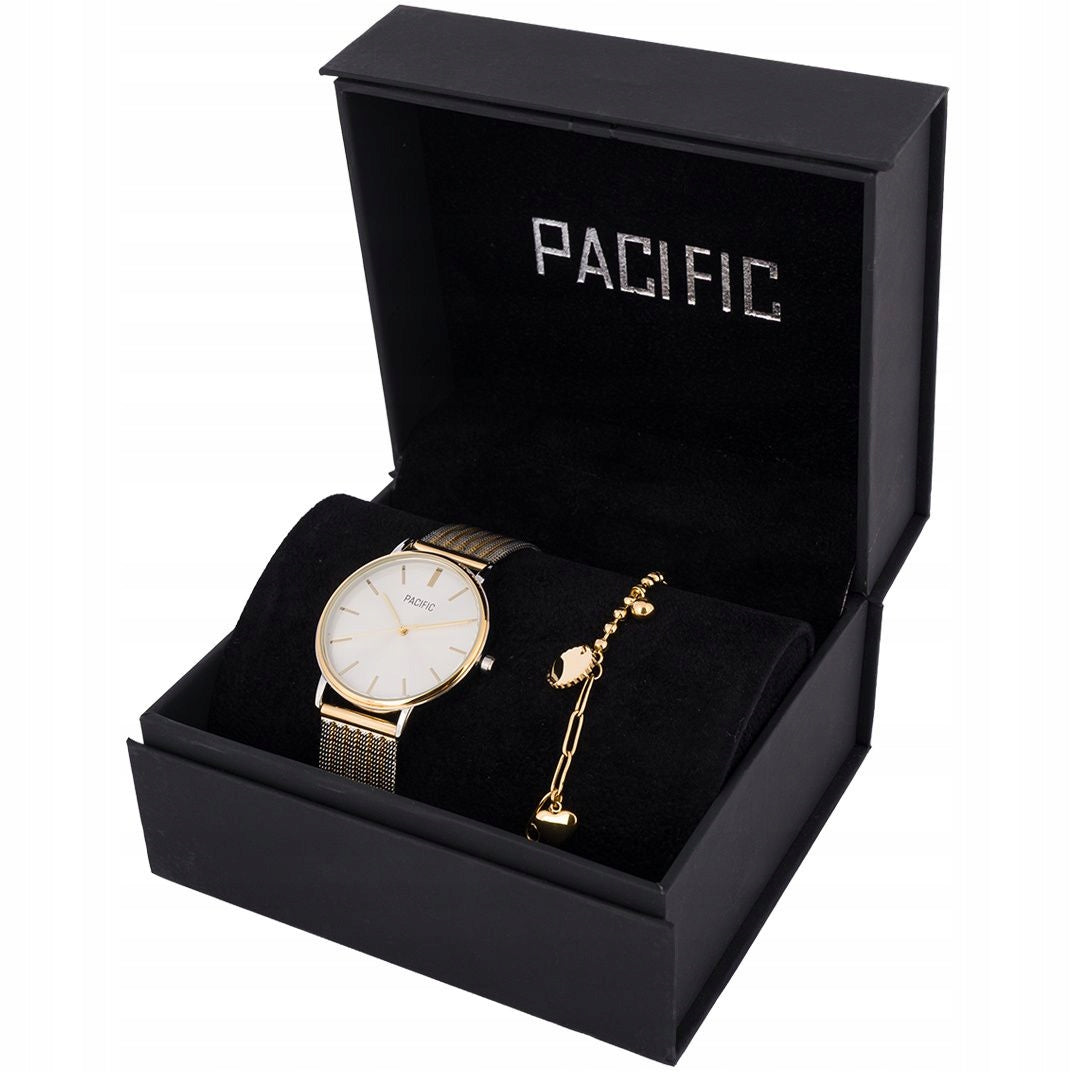 Pacific X6159-05 set gold watch bracelet pendant elegant