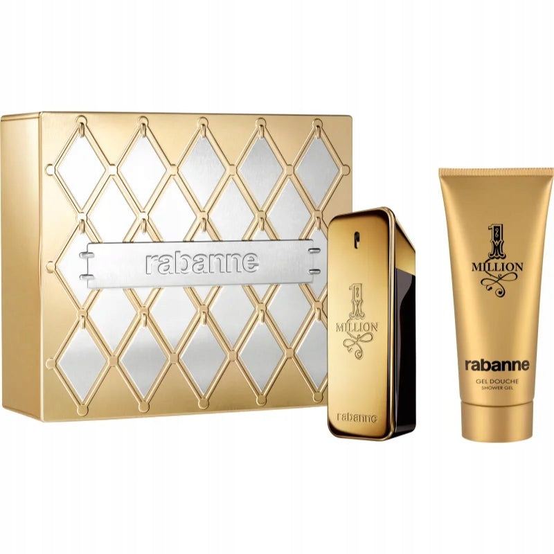 Paco Rabanne 1 Million 100ml EDT Eau De Toilette+100ml Gel Men's Set