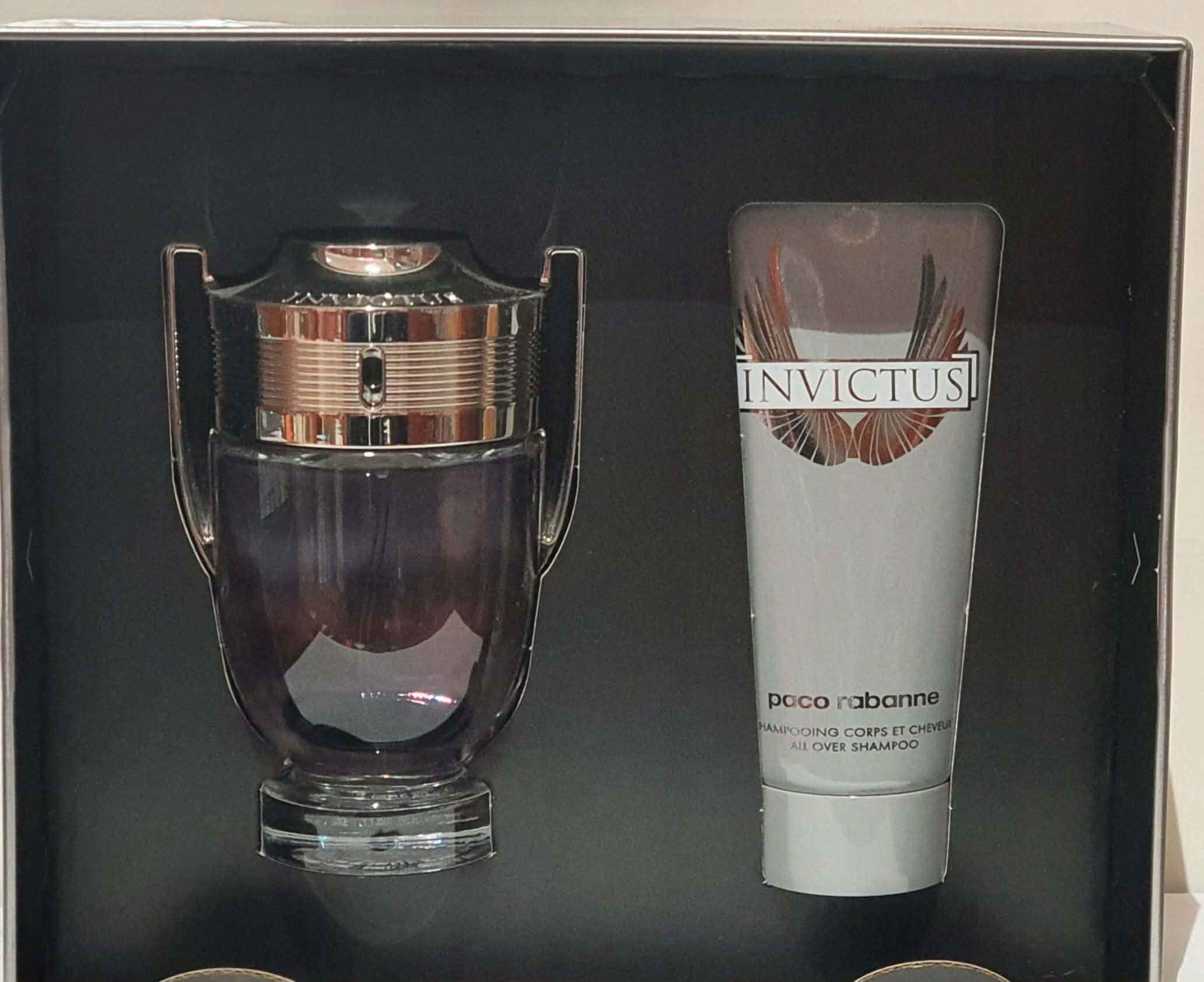 Paco Rabanne Invictus 100 ml EDT + 100 ml SG old formula 2022 Packaging status original