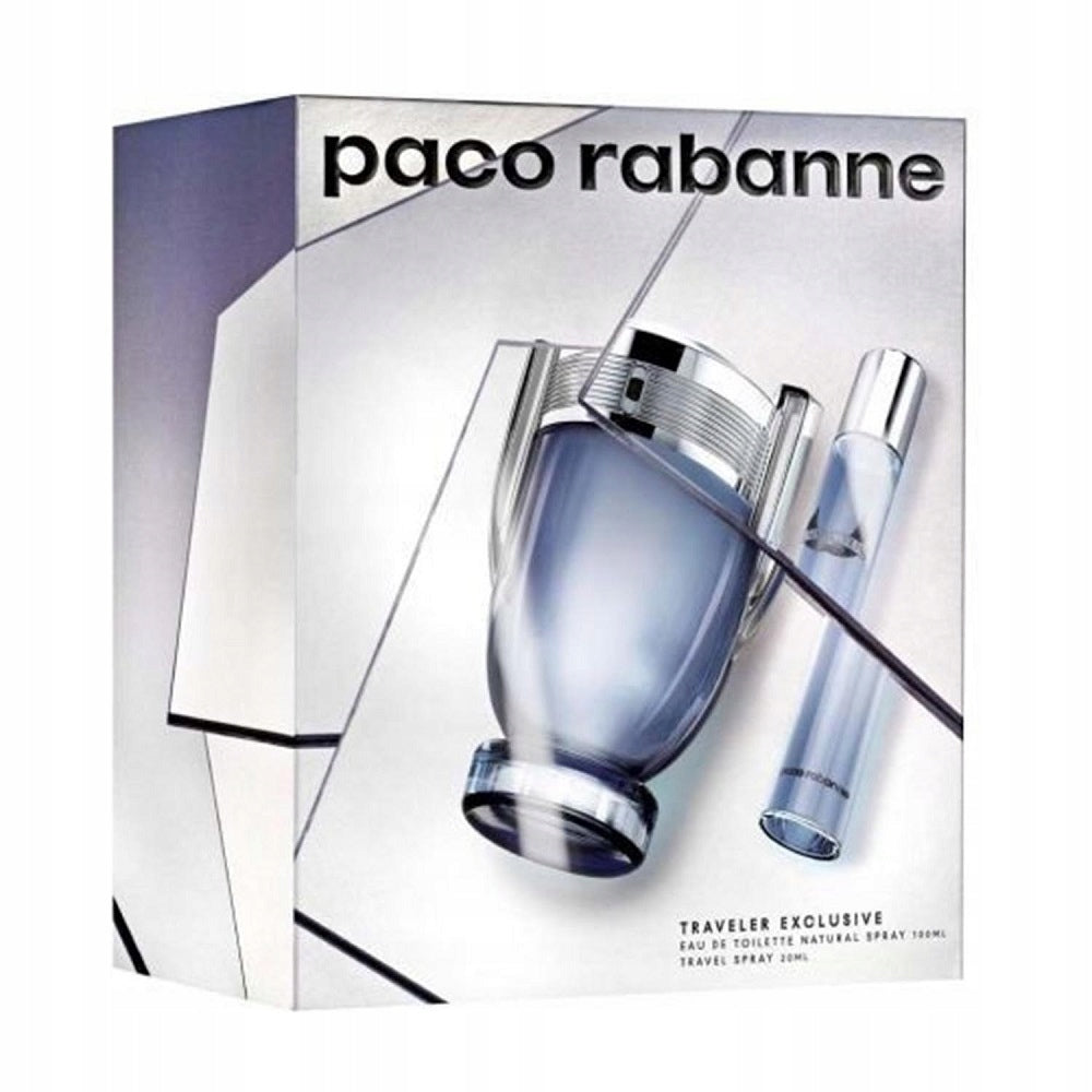 Paco Rabanne Invictus 100ml + 20ml Eau de Toilette Set Perfect Gift