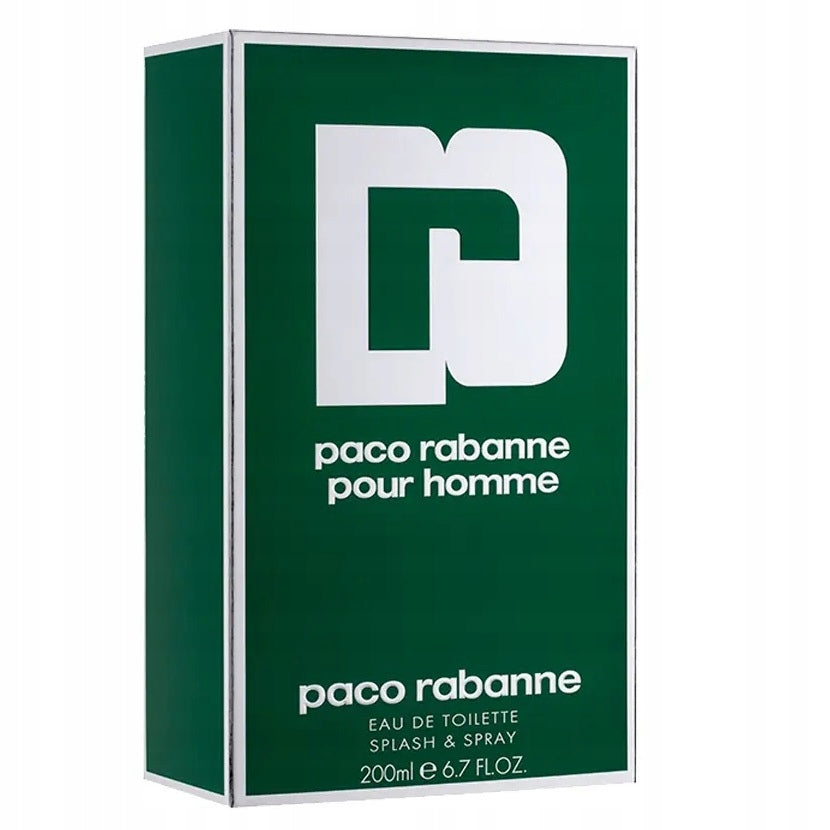 Paco Rabanne Pour Homme Eau De Toilette Male EDT 200ml Packaging status original