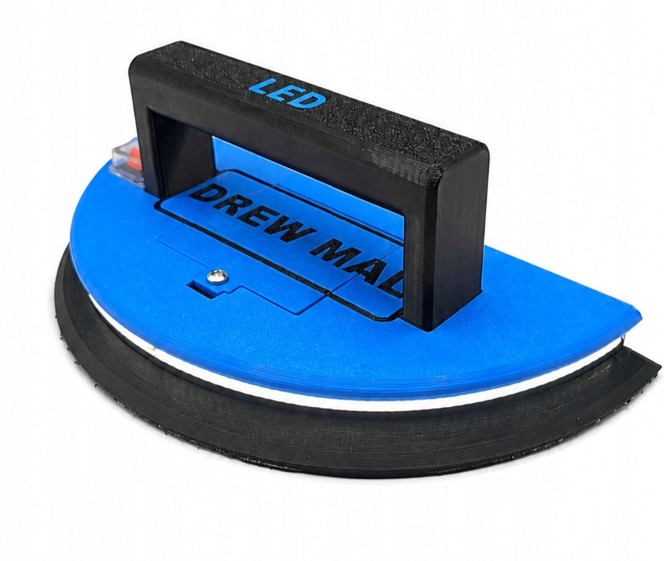 Pad for grinding LED finish 225x110mm battery operated