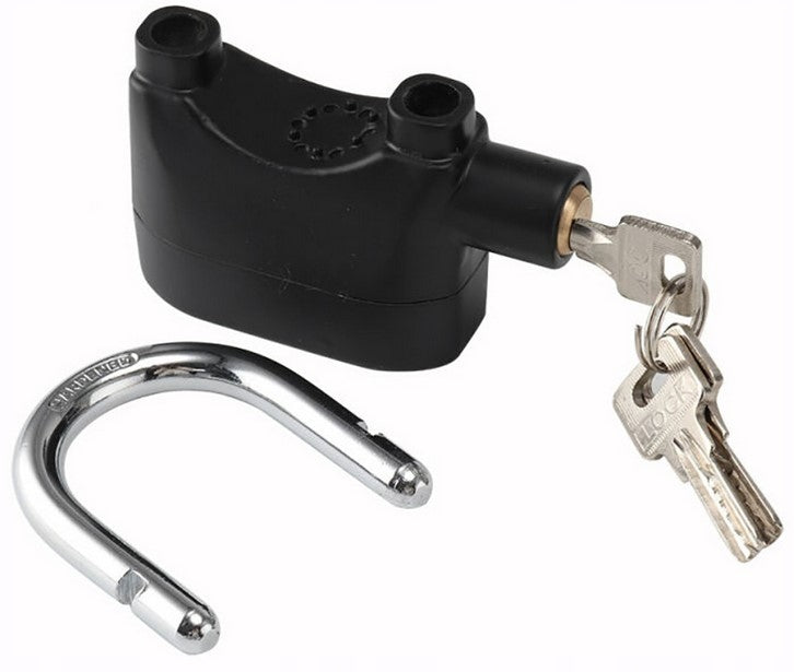 Padlock with alarm 110 dB loud alarm lock motor bike for garage gate Brand no brand