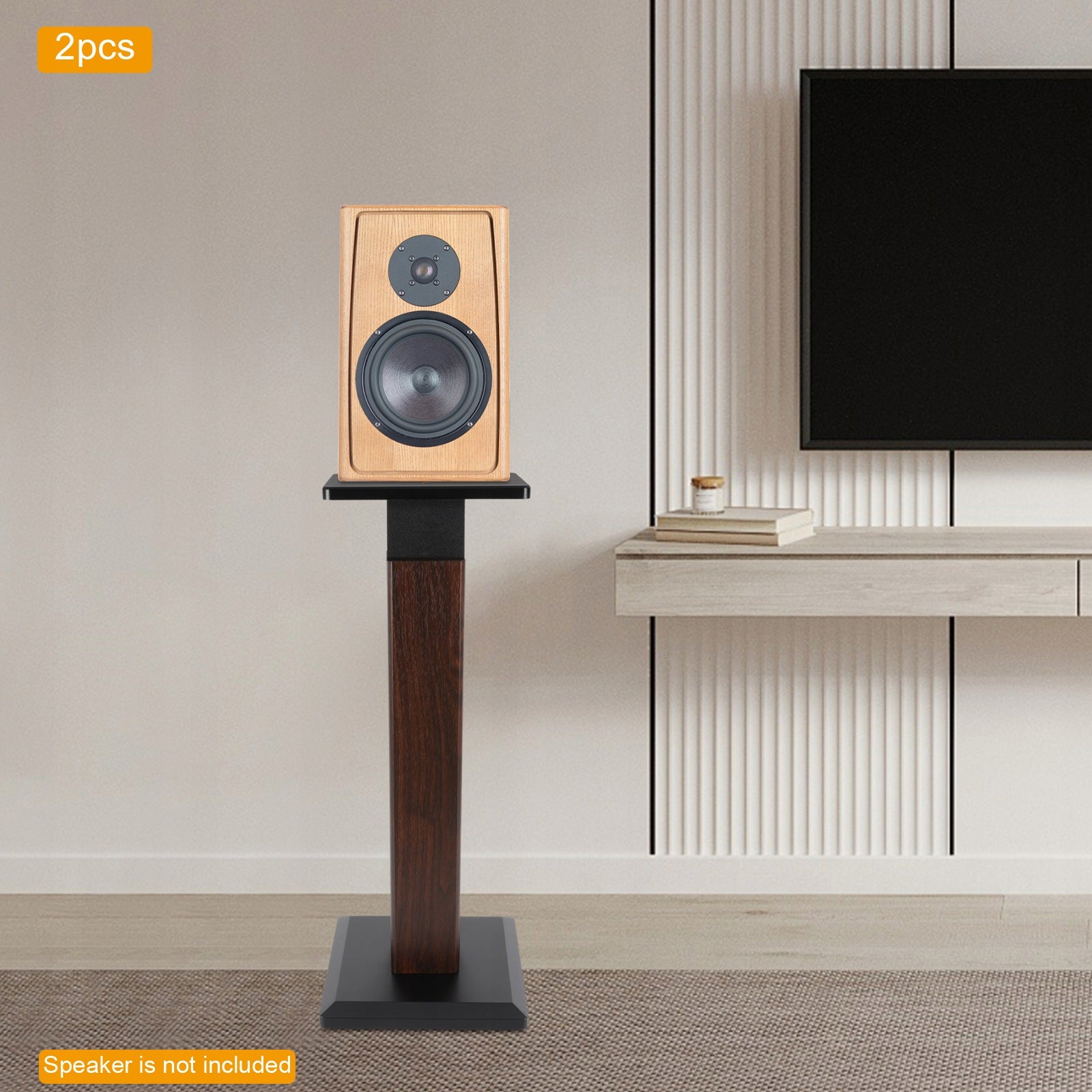 Pair Speaker Stands, Speaker Stands for Surround Sound, Height 65-85CM 30KG Manufacturer code Speaker Stands