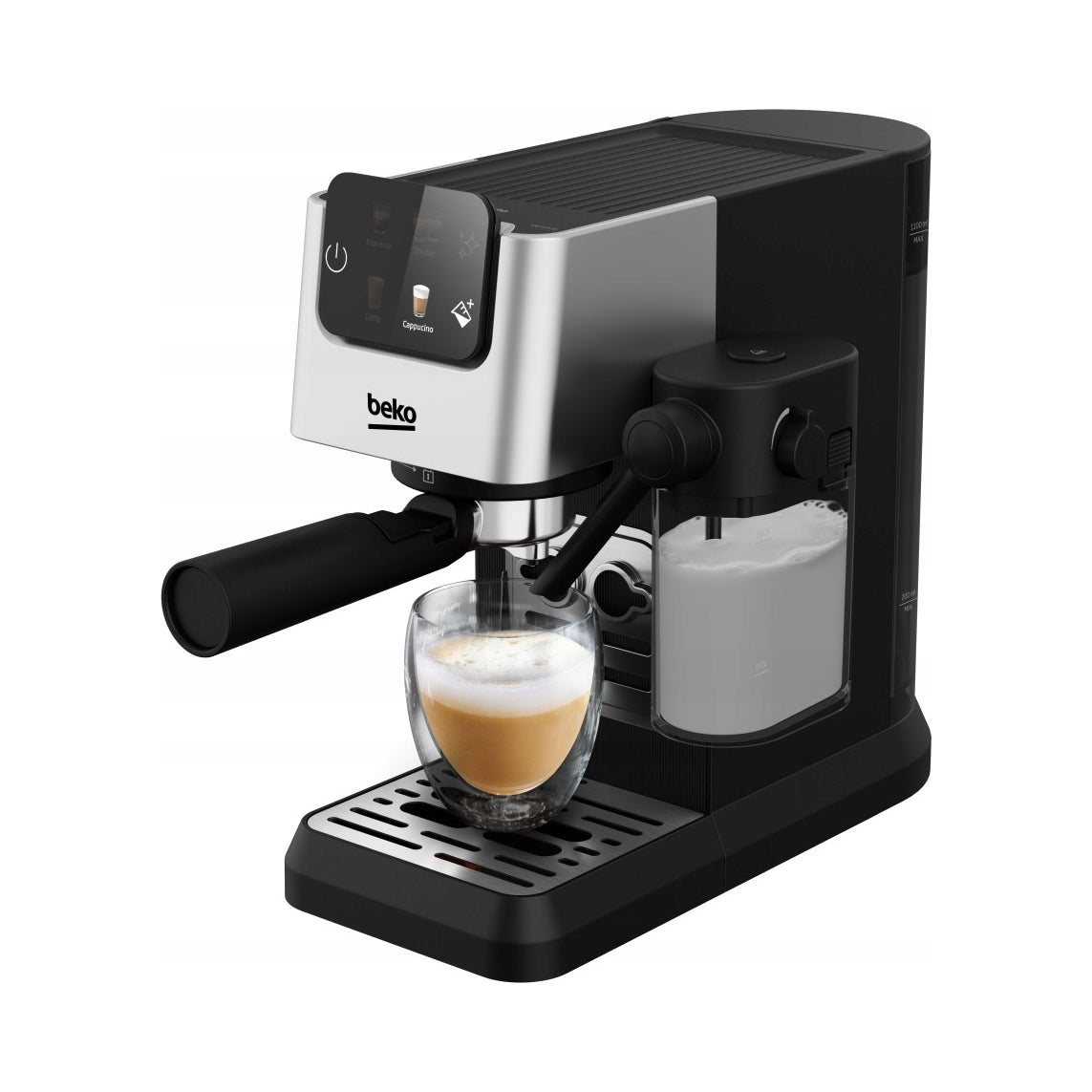 Pákový tlakový kávovar Beko Caffeexperto CEP5304X 1628 W černý