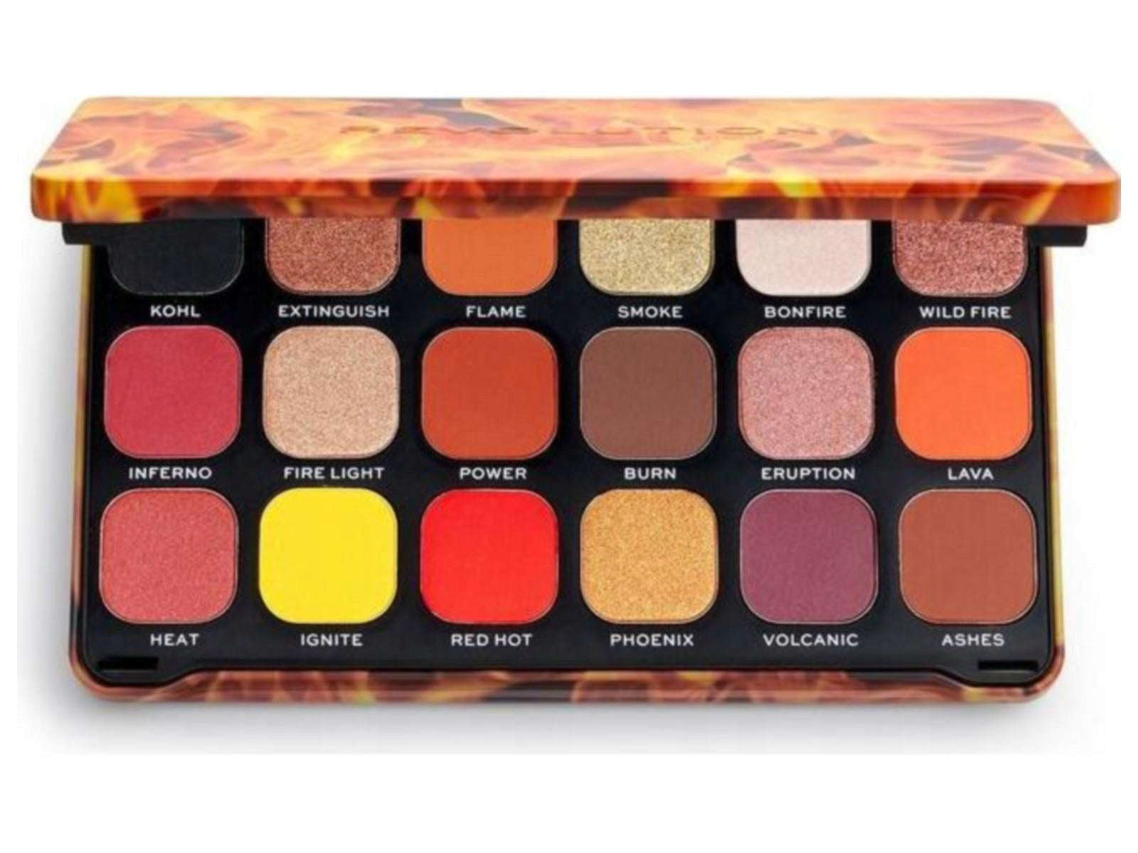 Lidschattenpalette Makeup Revolution Lidschattenpalette Forever Flawless Fire, 19,8 g