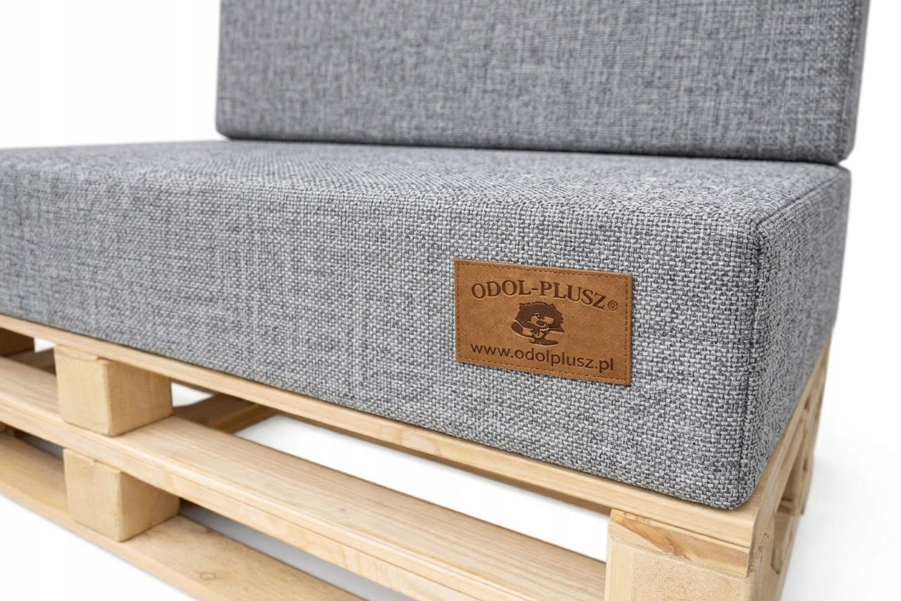 Palette cushion 120x80x15 cm – Premium Seat with Cover GREY Product weight with unit packaging 4 kg