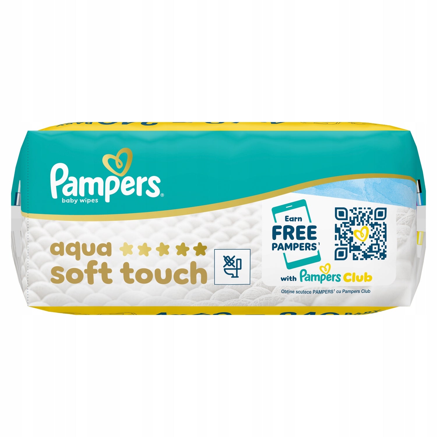 Pampers Aqua Soft Touch Wet Wipes for Children, 4x60pcs Manufacturer code 8006530140027