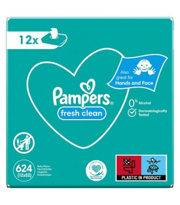 Pampers Fresh Clean 12 x 52 pcs. Wet wipes 624pcs.
