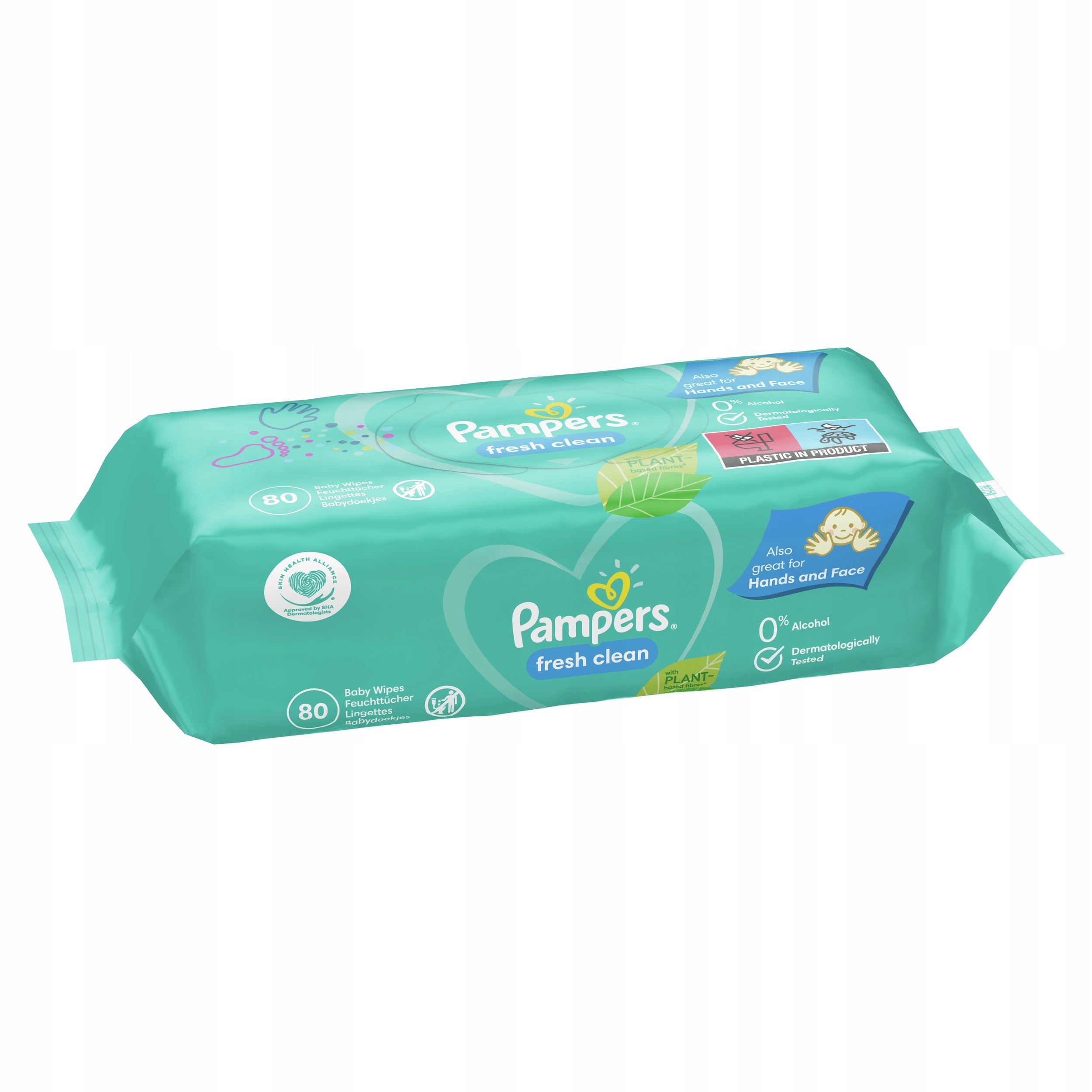 Pampers Fresh Clean Baby Wet Wipes 15x80pcs. Line of tissues other
