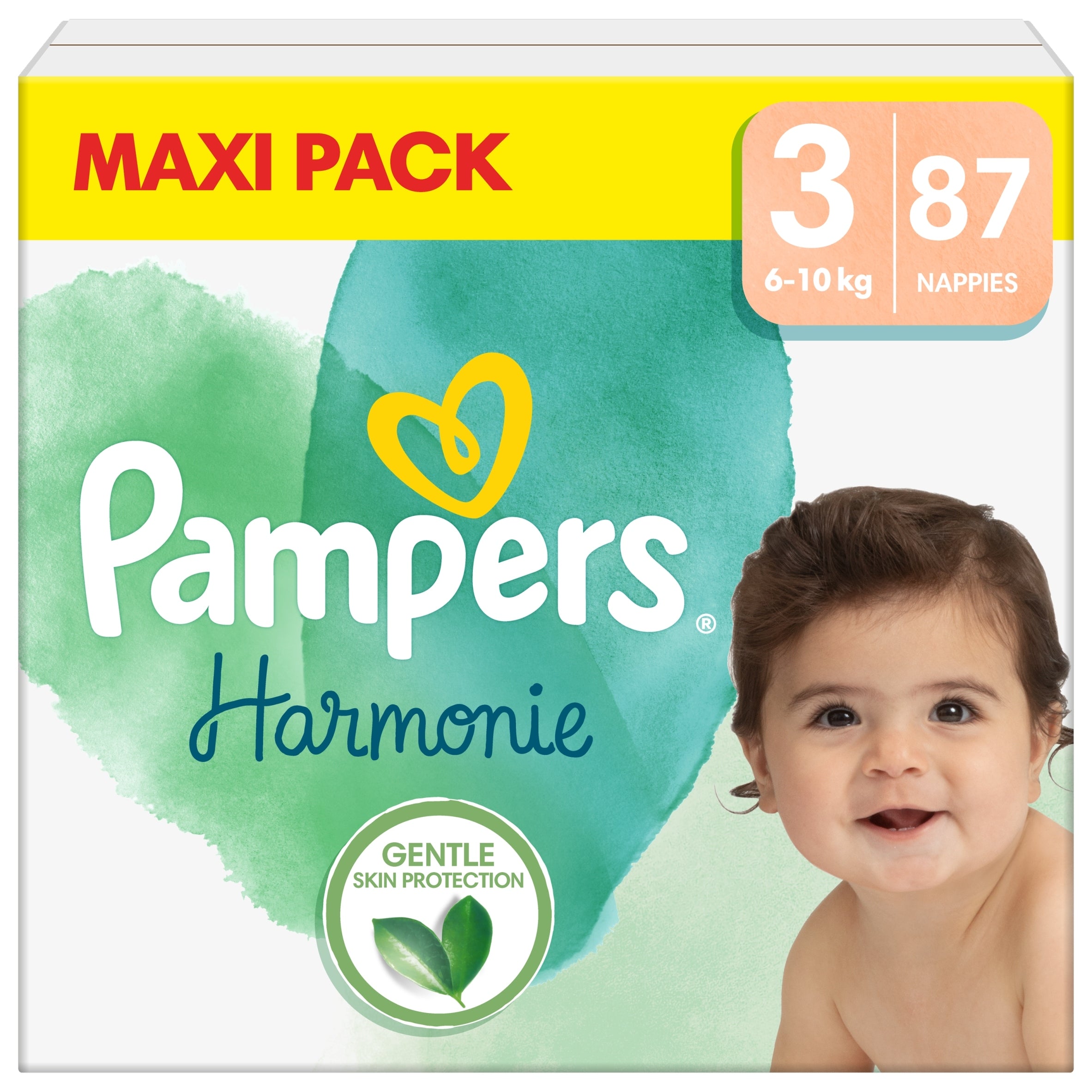Pampers Harmonie Baby, Diapers, size 3 (6kg-10kg), 87 pieces Brand Pampers