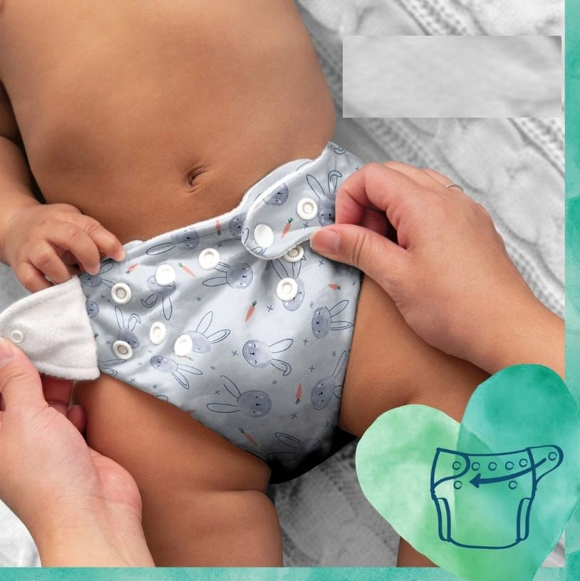 Pampers Harmonie Reusable Hybrid Diapers 3 Pack 3-16kg Brand Pampers