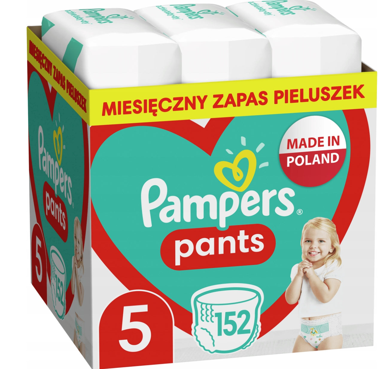 Pampers Pants 5 152 pcs. 12-17 kg Diapers