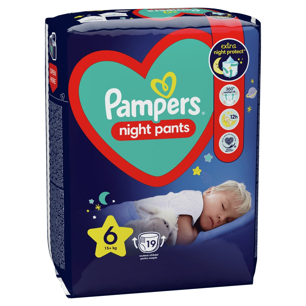 Pampers Pants Night 6 76 pcs 15+kg Diapers extra protection at night EAN (GTIN) 5906516431343