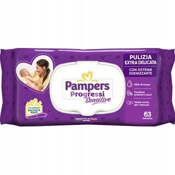 Pampers Sensitive wet wipes 1 x 63 pcs.