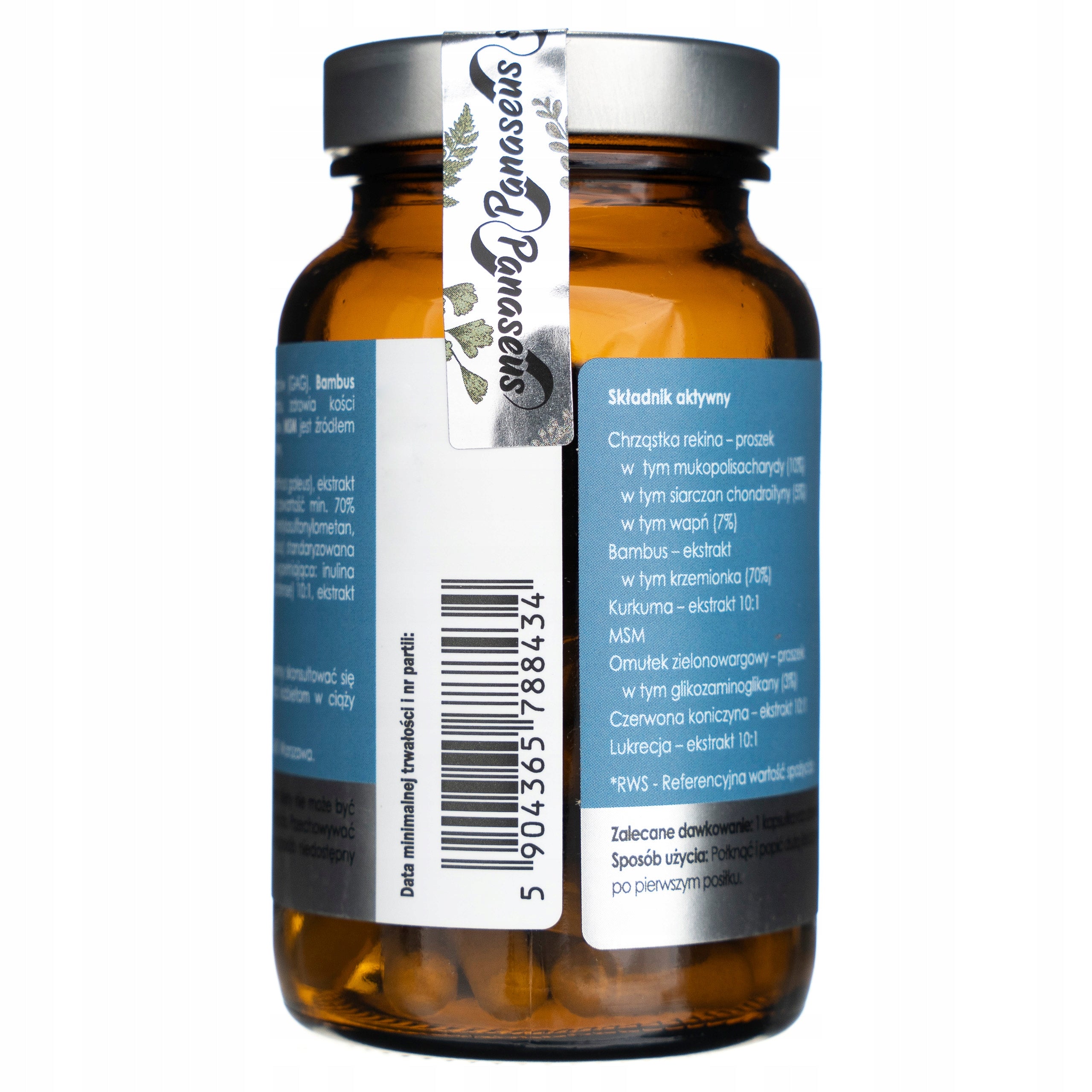 Panaseus Safe Movement 490mg 50 Capsules Bone Joints Brand Yango