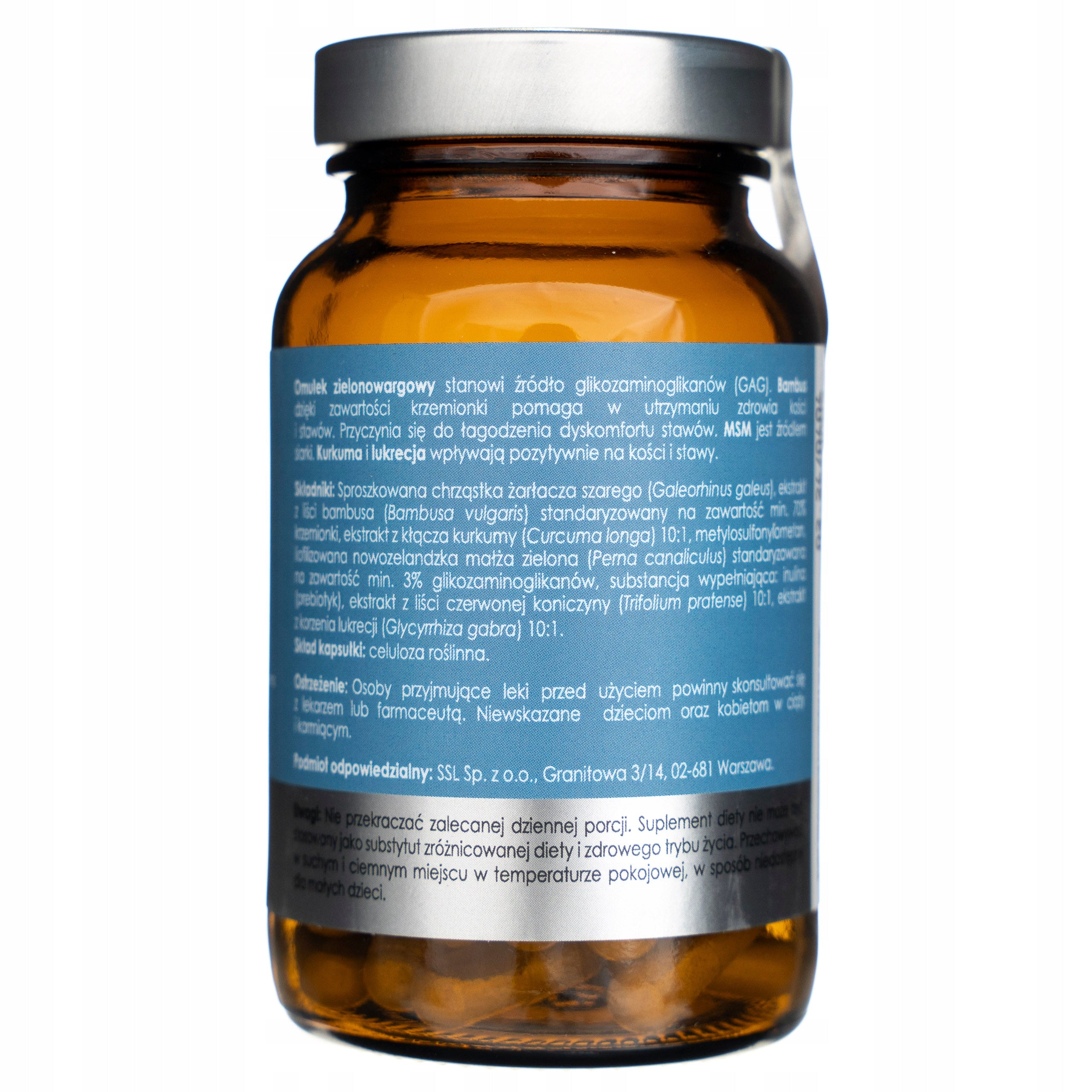 Panaseus Safe Movement 490mg 50 Capsules Bone Joints Packaging status original