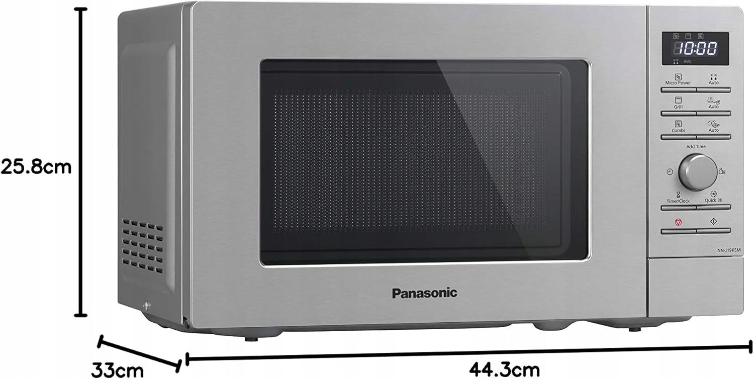 Panasonic Estate Microwave Oven 800W 20L Grill 9 programs Quick Start Model Mikrofalówka