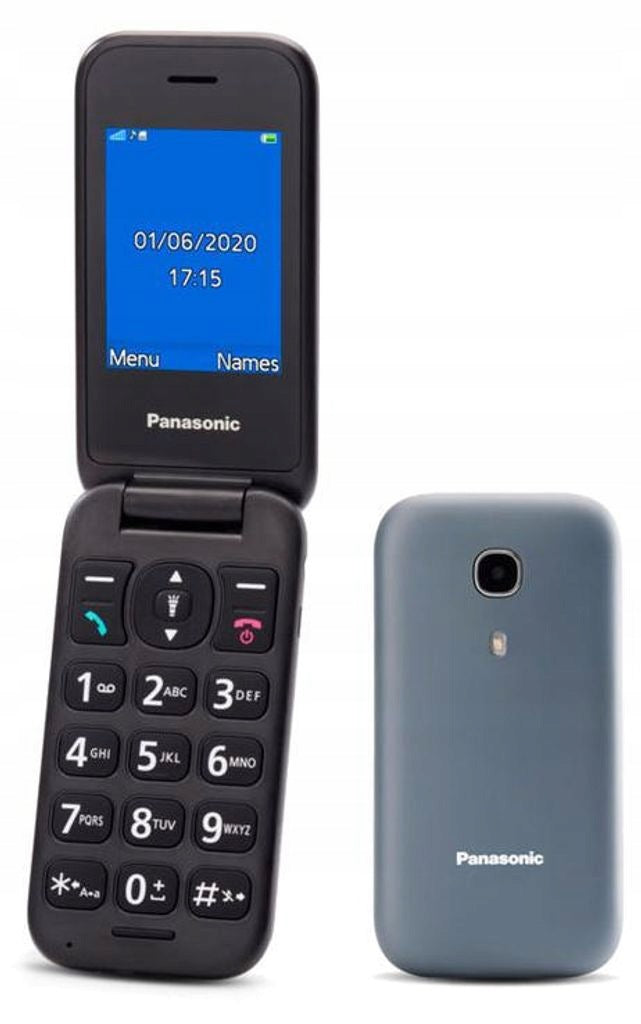 Panasonic KX-TU400EXG Flip Phone Grey 2.4"