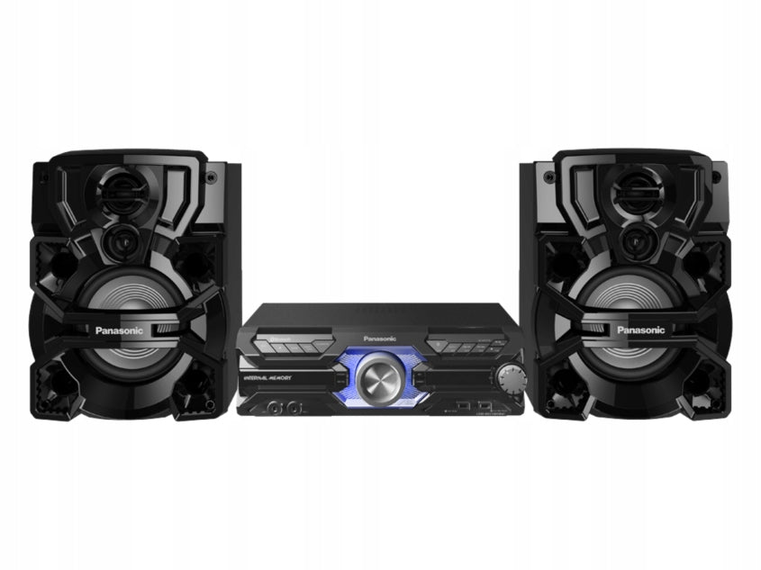 Panasonic SC-AKX710E-K Audio System Tower with Bass, Karaoke, BT, USB