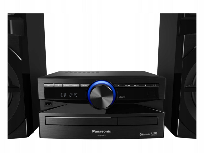 Panasonic SC-UX100 Audio Tower black Mini system Manufacturer code SC-UX100E-K