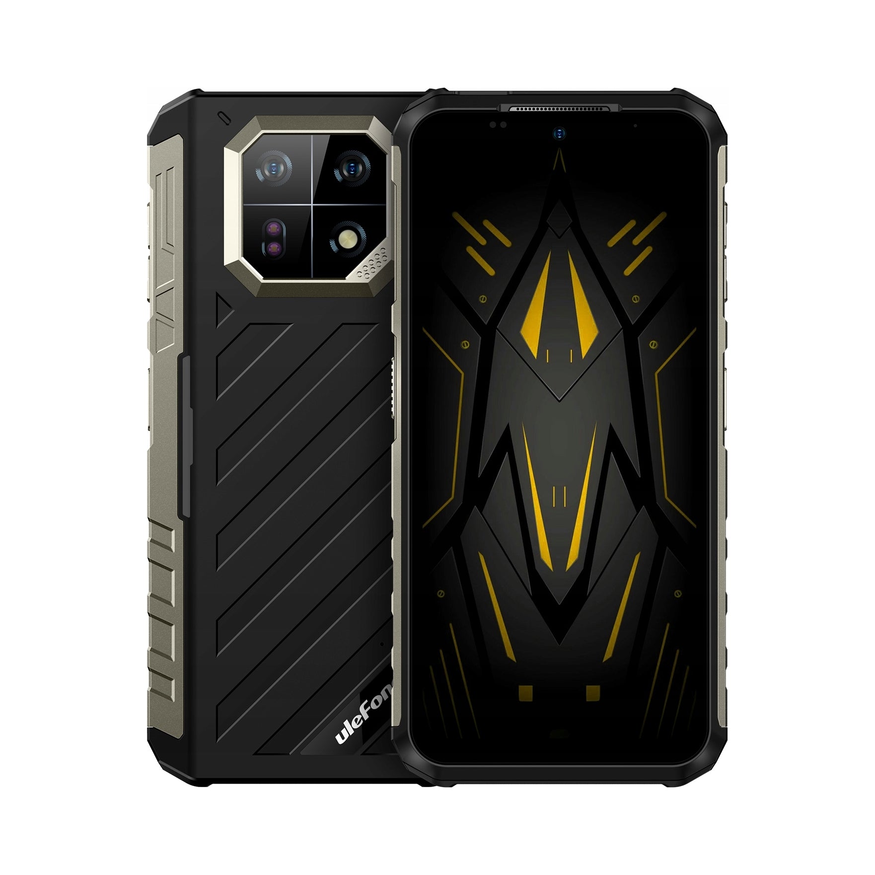 Páncélozott telefon Ulefone Armor 22 8/256GB Dual Sim fekete IP68