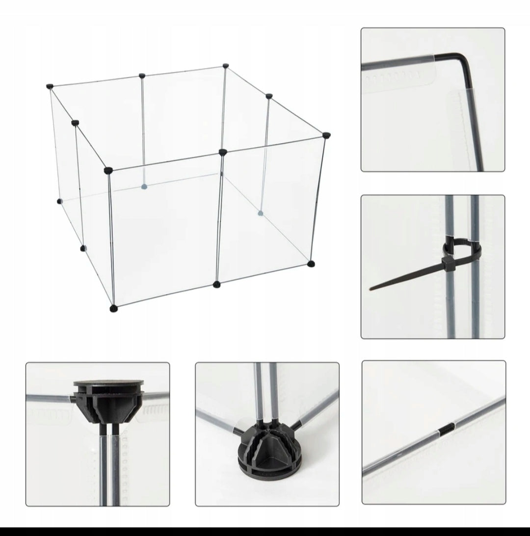 Panels of parts for catwalk cage playpen 4 pcs. Trade name klatka