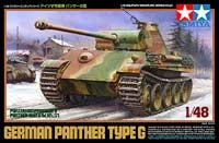 Plastikinis surenkamas modelis Tamiya German Panther Type G, 1/48, 32520