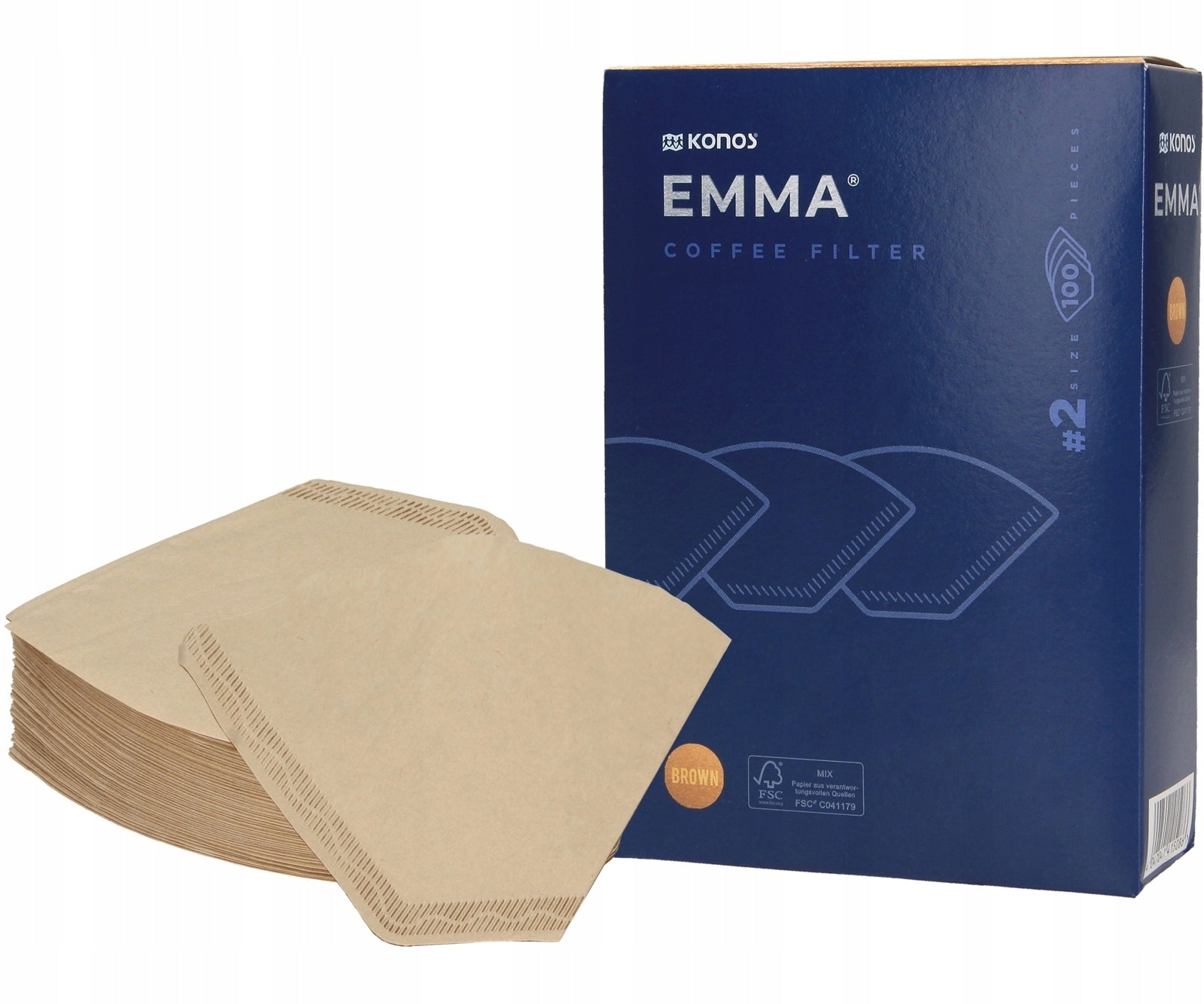 Paper FILTER for drip coffee machines, size 2