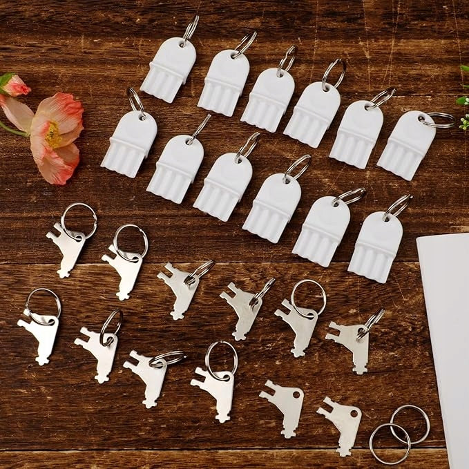 Paper dispenser keys – set for buildings and offices 18 pcs Brand no brand