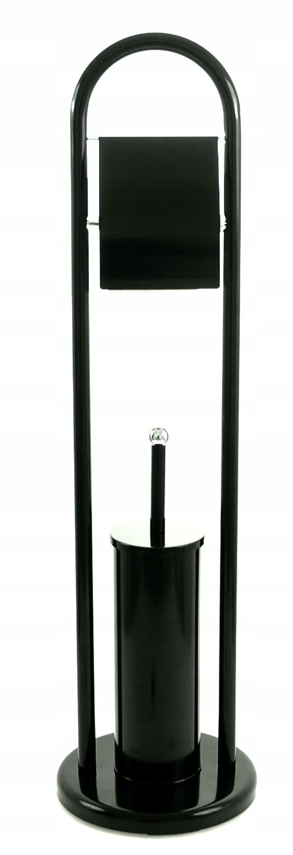 Paper stand toilet brush black