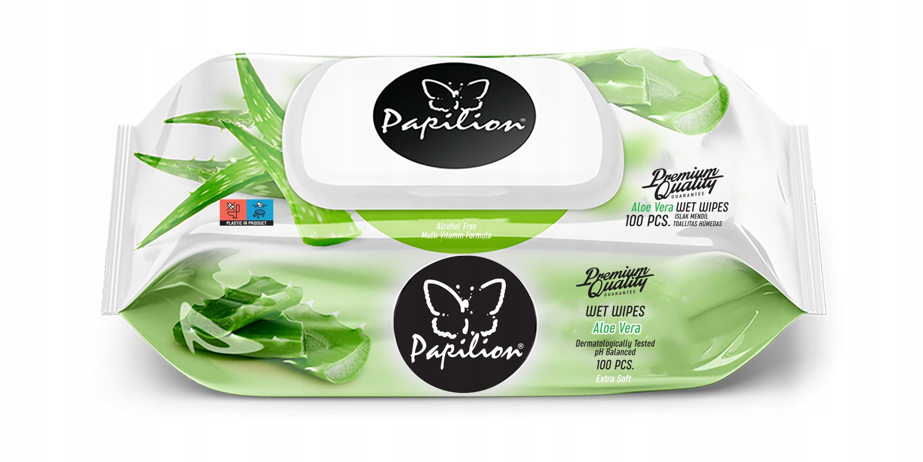 Papilon - Wet Wipes Aloe Vera 100 pcs.