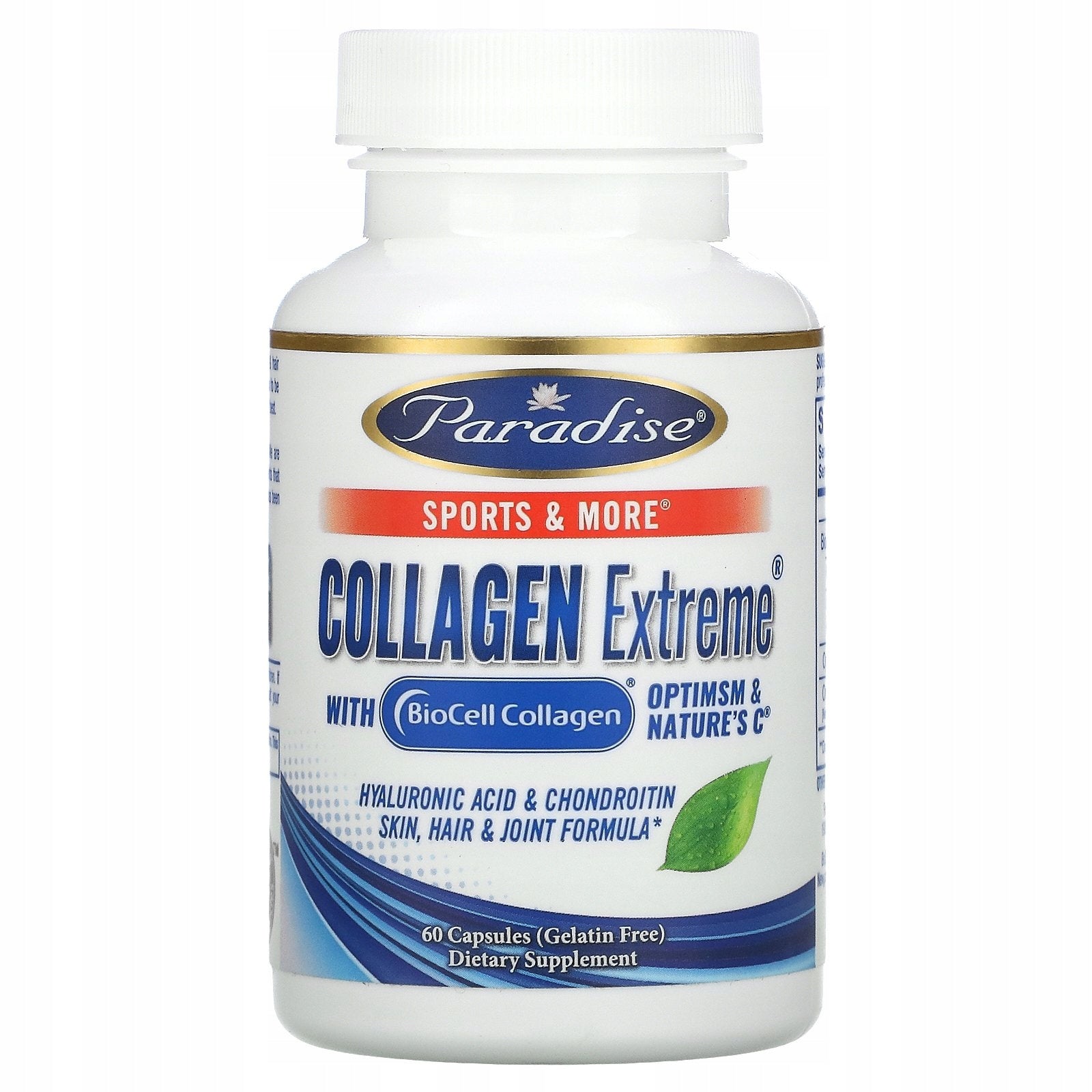 Paradise Herbs, Collagen Extreme with BioCell Collagen, OptiMSM & Naturist Expiration date at least 1 year from the date of purchase