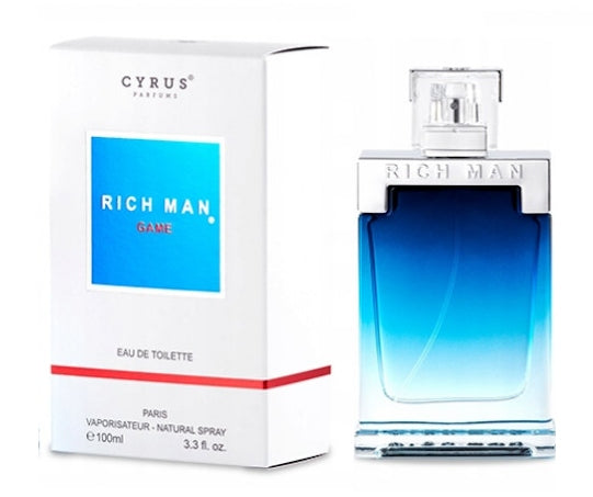 Paris Bleu Rich Man GAME 100ml Eau de Toilette